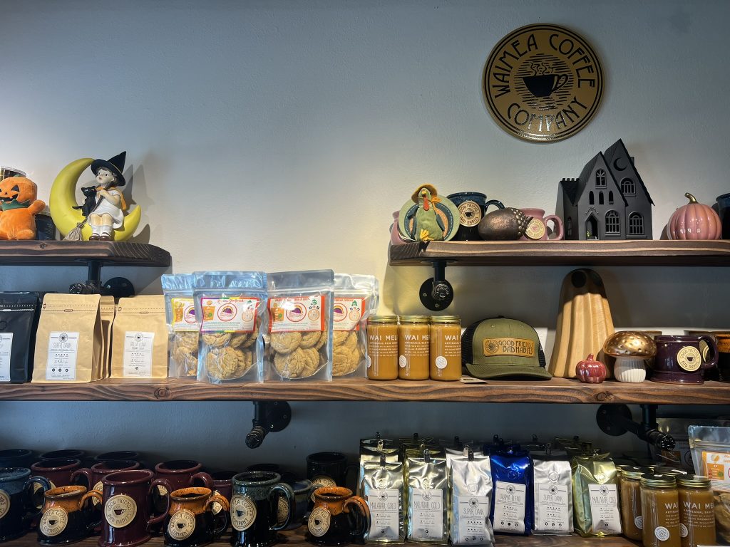 products on offer at Waimea Coffee Company